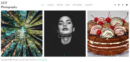 My First Web Design Using Angular, Json. This Website about Photographer Picture and UI/UX Website